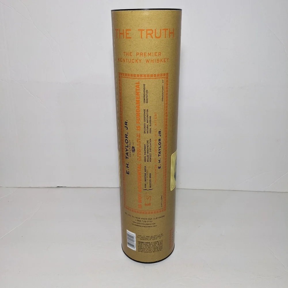 Colonel E. H. Taylor Bourbon Whiskey Bottle with box